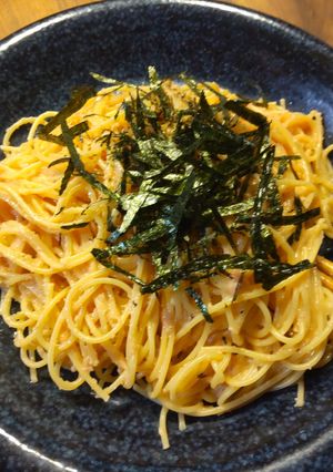 材料3つ⁉️絶品♥️明太子パスタ✨-レシピのメイン写真