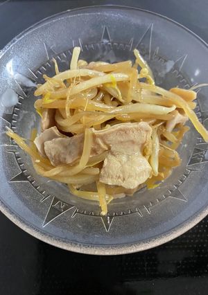ビールが進む！もつモヤシ煮込み！-レシピのメイン写真