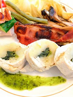簡単!ほうれん草とじゃが芋の鶏胸肉ロール-レシピのメイン写真