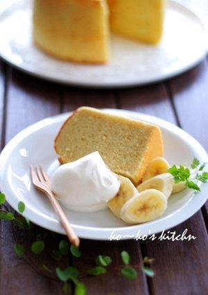 バナナ・シフォンケーキ-レシピのメイン写真