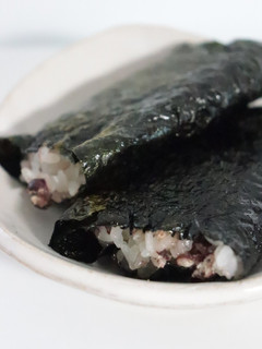 簡単ダイエット美味♪焼海苔の赤飯せんべい-レシピのメイン写真