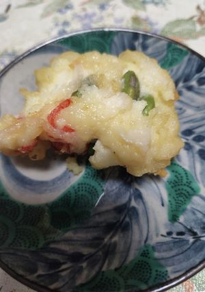 枝豆とカニかまのふんわり揚げ-レシピのメイン写真