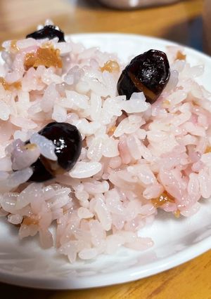 クロダマル黒豆梅ごはん-レシピのメイン写真