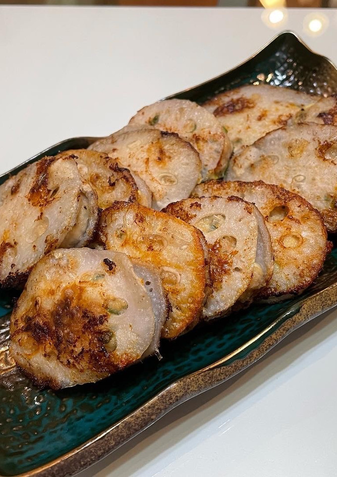 蓮根の挟み焼き-レシピのメイン写真
