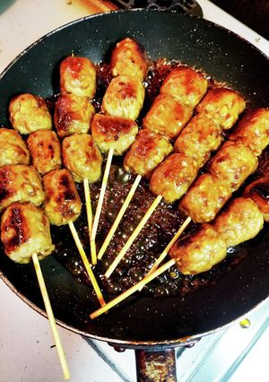 肉団子で鶏つくね風-レシピのメイン写真