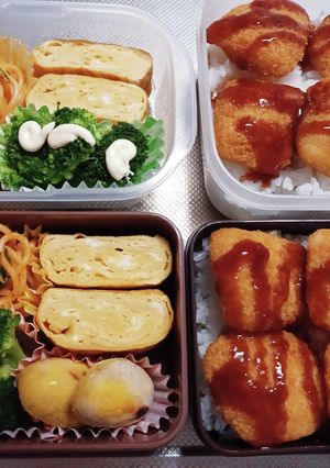 高校生息子、旦那弁当(12/19)-レシピのメイン写真