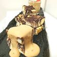 モカ豆腐ソースと大豆粉蒸しパン