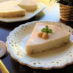 รูปของ ヴィーガン豆腐レアケーキ