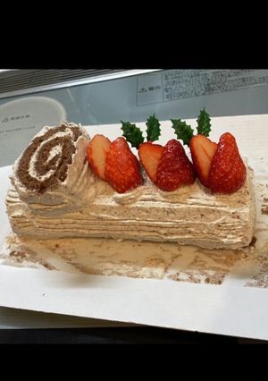 チョコチップクリーム★ブッシュドノエル-レシピのメイン写真