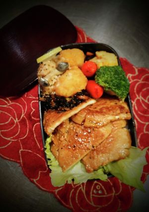 おじさんの豚焼き弁当❨(@≧↺≦@)❩ノ-レシピのメイン写真