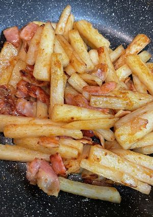 長芋とベーコンのバターソテー♡-レシピのメイン写真