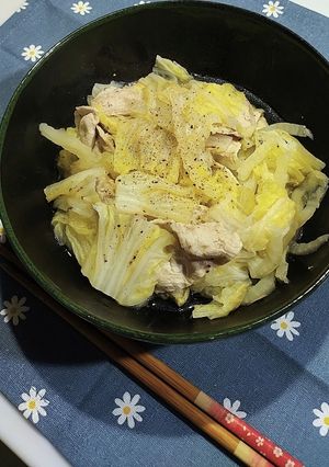 白菜と豚バラのコンソメ煮-レシピのメイン写真