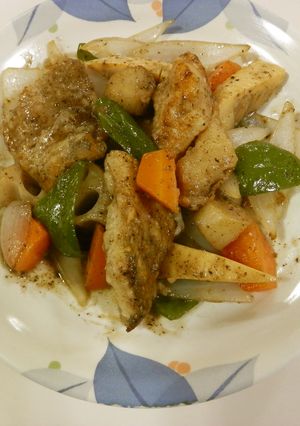 鱈と根菜の黒胡麻ソテー-レシピのメイン写真