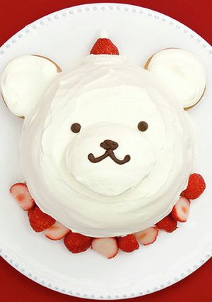ボウルで簡単！しろくまドームケーキ-レシピのメイン写真