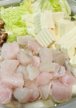 釣ってきたフグ3種鍋-レシピのメイン写真