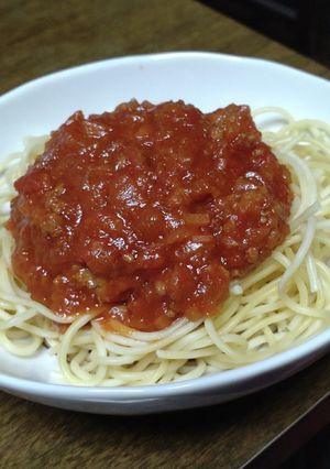 ミートソースー-レシピのメイン写真