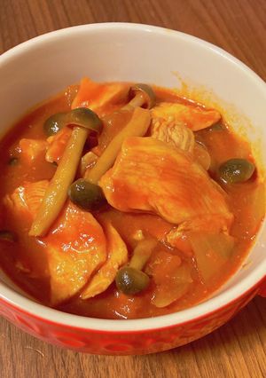 好きな野菜で★鶏胸肉のトマト煮込み-レシピのメイン写真