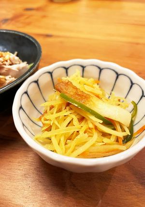 千切り野菜とちくわのカレーマヨ炒め-レシピのメイン写真