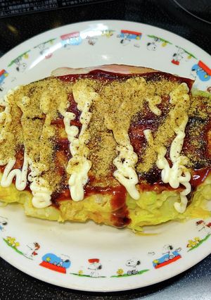 お好み焼き風キャベツ焼き-レシピのメイン写真
