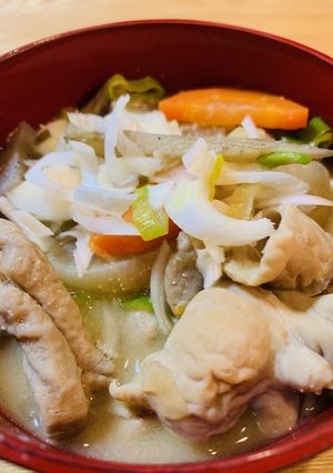 味噌が濃厚～こっくりモツ煮込み-レシピのメイン写真