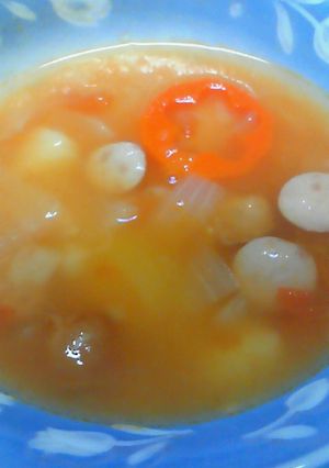 初心者の簡単♪トマトスープ-レシピのメイン写真
