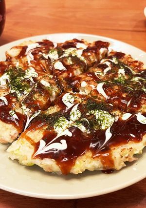 ふわっふわ☆オタフクのセットでお好み焼き-レシピのメイン写真
