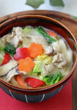 豆乳うどん-レシピのメイン写真