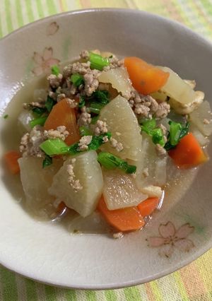 やわらか大根のそぼろ煮〜♪-レシピのメイン写真