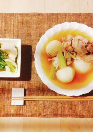 ダシが決め手☆旨豚バラとかぶの汁物-レシピのメイン写真