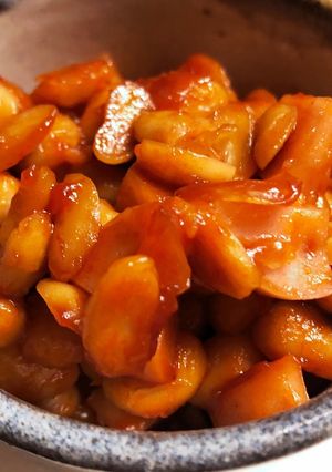 まな板入らず！大豆のケチャップ炒め-レシピのメイン写真
