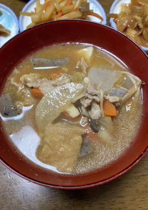 冬の豚汁-レシピのメイン写真