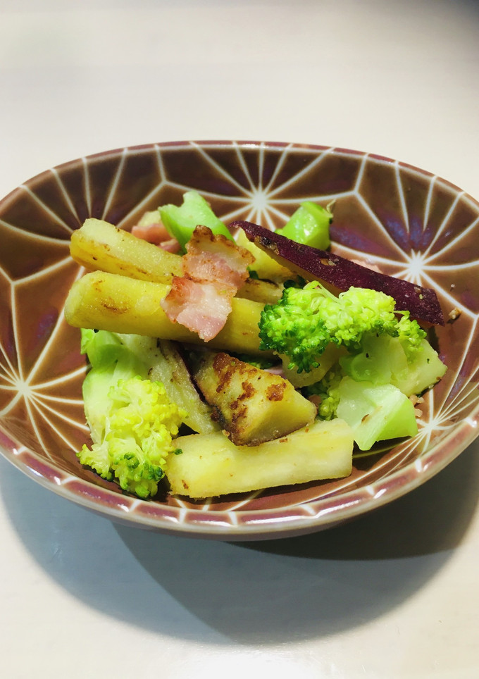 さつまいもベーコンのマヨ炒め-レシピのメイン写真