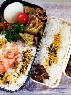 豚肉キャベツ炒め弁当(12.19)-レシピのメイン写真