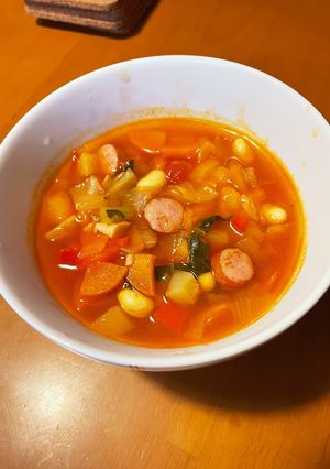 栄養満点♡簡単ミネストローネ-レシピのメイン写真
