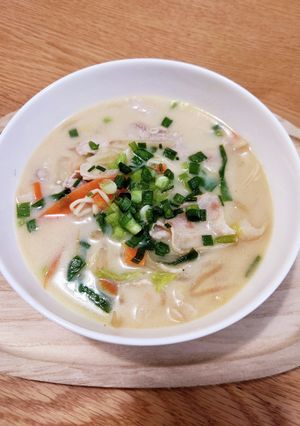 豚肉と野菜たっぷりのミルク味噌スープ-レシピのメイン写真