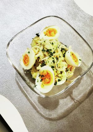 白菜とササミと卵の豆乳マヨサラダ-レシピのメイン写真