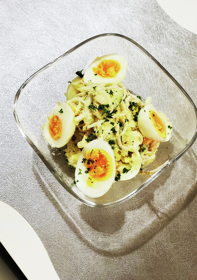 白菜とササミと卵の豆乳マヨサラダ-レシピのメイン写真