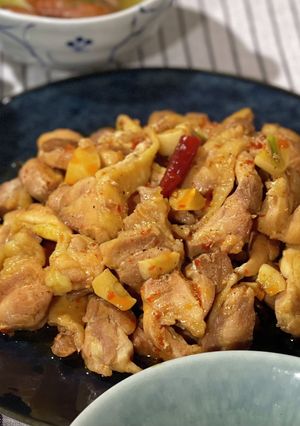 簡単♡鶏もも肉の四川風炒め-レシピのメイン写真