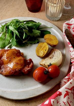 *照り焼きローストチキン*-レシピのメイン写真