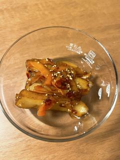 天ぷらかまぼこと人参の甘辛炒め-レシピのメイン写真