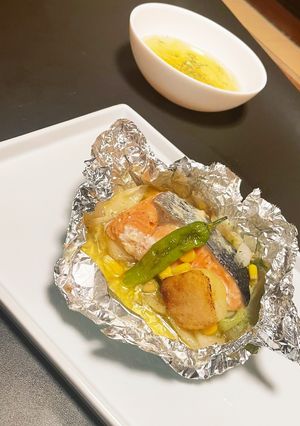 鮭のホイル焼き、思い出を込めて-レシピのメイン写真