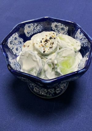 胡瓜のサワークリーム和え　-レシピのメイン写真