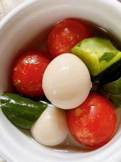 ミニトマトときゅうりのマリネ-レシピのメイン写真