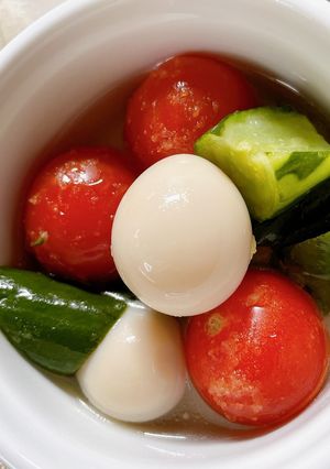 ミニトマトときゅうりのマリネ-レシピのメイン写真