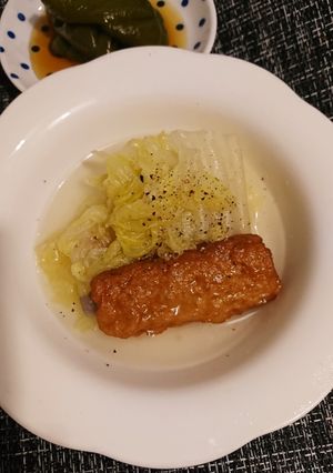 白菜とゴボウ巻き煮-レシピのメイン写真