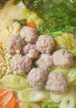 鰺のつみれ鍋-レシピのメイン写真