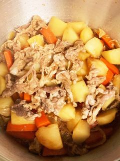 無水鍋で作る肉じゃが-レシピのメイン写真