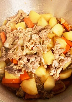無水鍋で作る肉じゃが-レシピのメイン写真