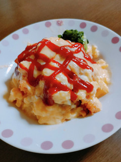 炊飯器ケチャップライスとオムライス-レシピのメイン写真