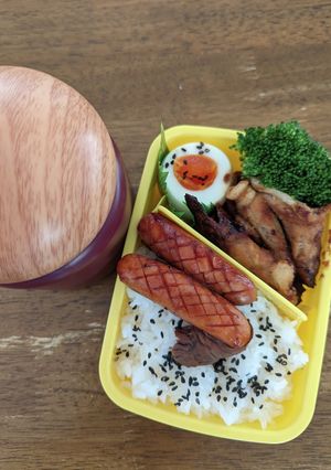 JK☆豚ロース肉味噌漬け焼き弁当♪-レシピのメイン写真